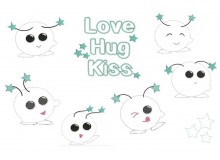 Stickserie - Fred die Kugel